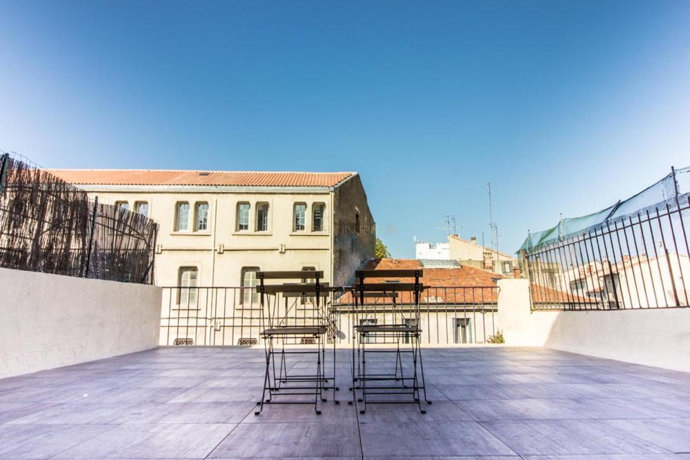 L'Amoureux - Terrasse Et Climatisation Coeur De Ville Montpellier Buitenkant foto