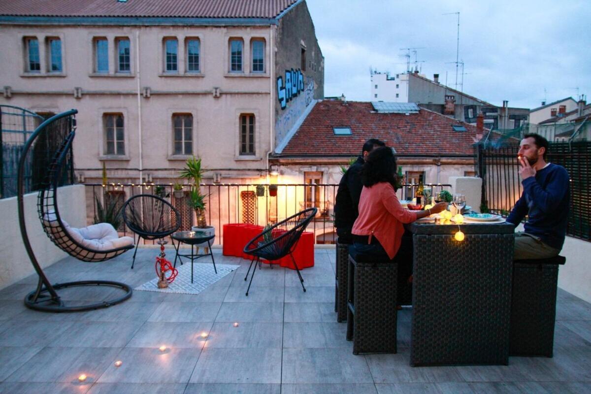 L'Amoureux - Terrasse Et Climatisation Coeur De Ville Montpellier Buitenkant foto