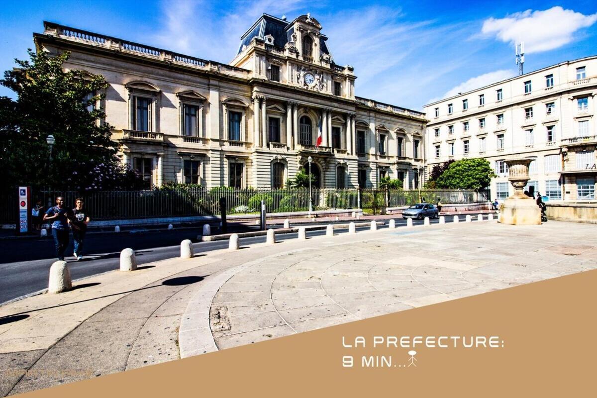 L'Amoureux - Terrasse Et Climatisation Coeur De Ville Montpellier Buitenkant foto
