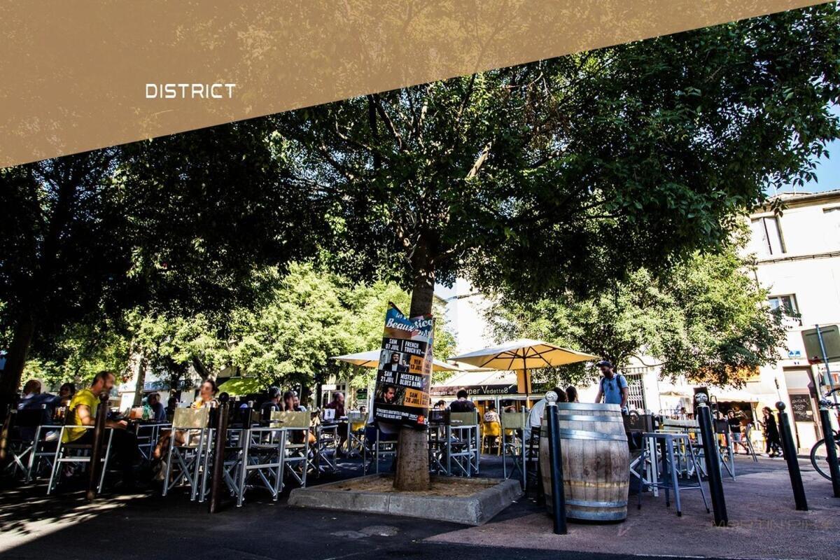 L'Amoureux - Terrasse Et Climatisation Coeur De Ville Montpellier Buitenkant foto